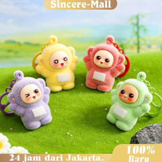 SMG Gantungan Kunci Teletubbies Bludru / Gantungan Kunci Kartun Teletubbies
