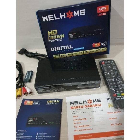 VIREKAMART SET TOP BOX WELHOME SET TOP BOX DVB T2 MSTAR 01 02 03 DVBT2 MURAH