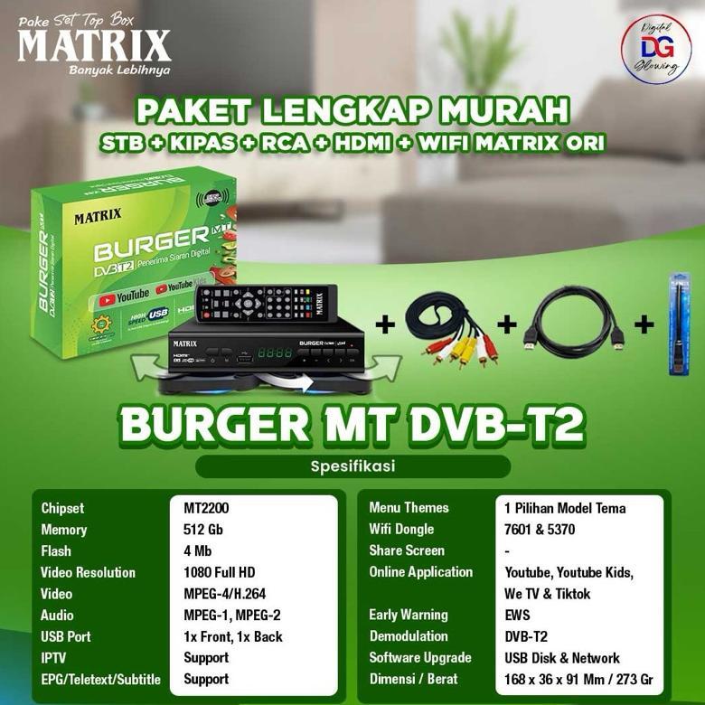 VELMORA MATRIX APPLE MERAH/SILVER/KUNING SUPER HD - STB TV DIGITAL YOUTUBE,MEECAST,APPLE CAST,IPTV,D