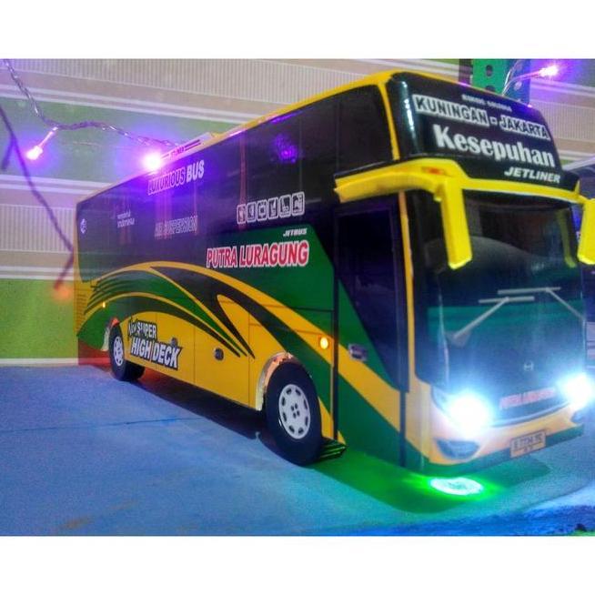 Miniatur Bus Bis Luragung Lampu