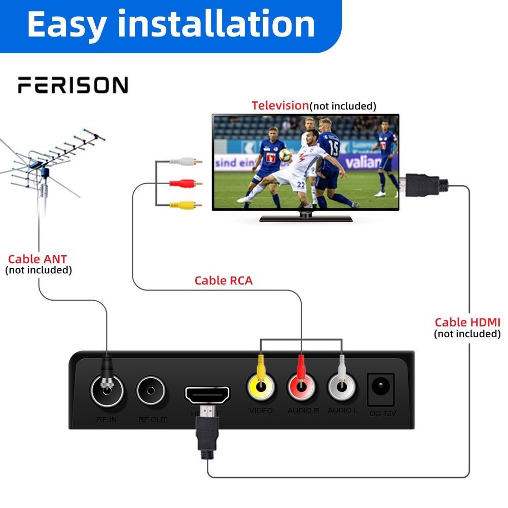 HANNABIMART FERISON SET TOP BOX TV DIGITAL MATRIX DVB T2 APPLE (BISA UNTUK TV TABUNG/LED) DVB T2 / S