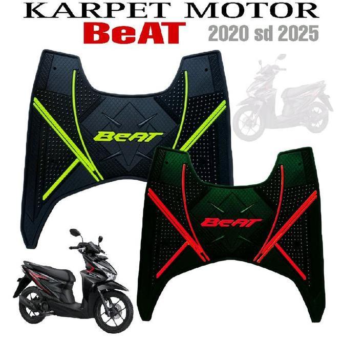 Asly Karpet Motor Beat Setreet Beat Deluxe Variasi Beat Aksesoris Motor Beat Tahun 2020/2025