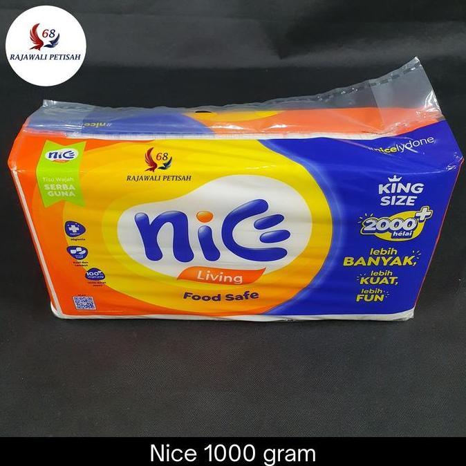 NICE Facial Tissue 1000 Gram 2 Ply