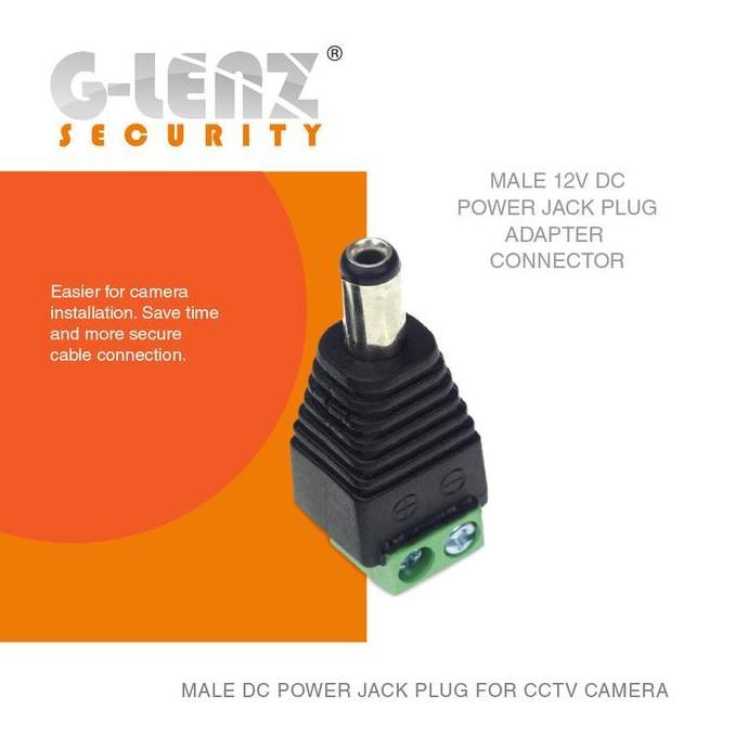 Vabene- Glenz Jack Dc Male Connector 1 Box Isi 50 | Konektor Jack Dc Male | 1 Box Isi 50 Pcs | Konek
