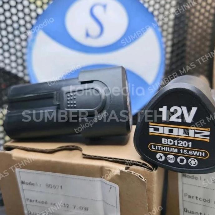 Promo Battery Doliz 12V Bd621 Bd636 Baterai Mesin Bor Cordless Doliz Bd 636 Bd 621 12 Volt Doliz Bat