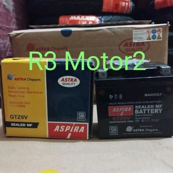 Aki Aspira Gtz6V Mf Kering Astra Otoparts
