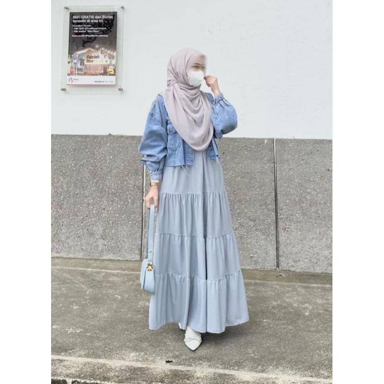 New Product Inner Dress Susun // Dalaman Gamis Tanpa Lengan // Iner Dress Rempel Premium
