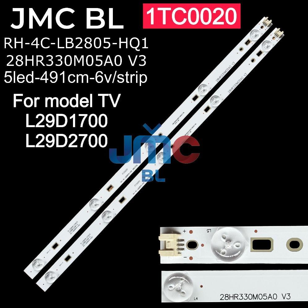NEW BACKLIGHT TV TCL 29 INCH L29D1700 L29D2700 4C-LB2805-HQ1 / 28HR330M05A0 V3