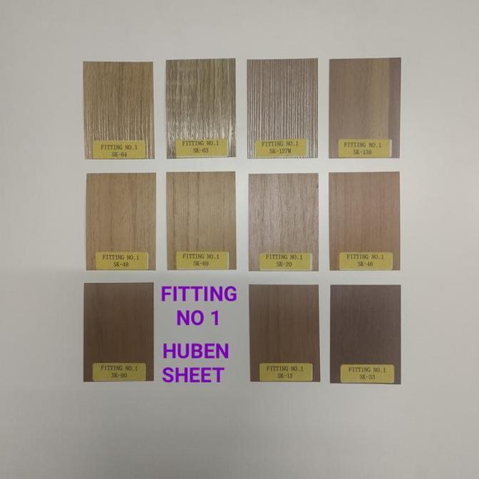 PVC SHEET TEBAL 0,3 WARNA URAT KAYU SEDANG TACO SHEET DECO HUBEN SHEET