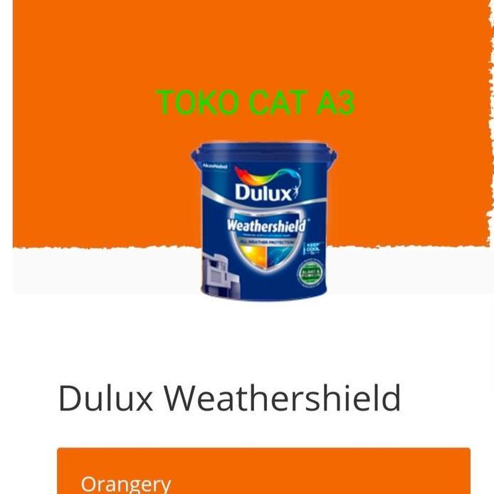 DULUX WEATHERSHIELD 2,5 LITER ORANGERY