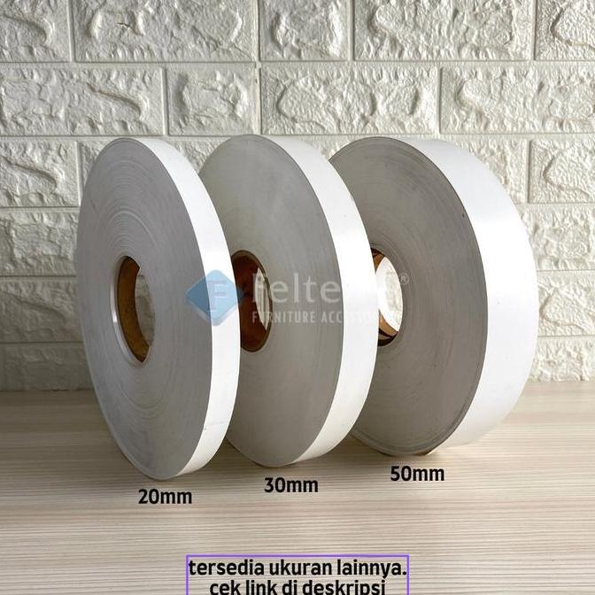 EDGING VINIL PLIMIR PUTIH LEBAR 20mm
