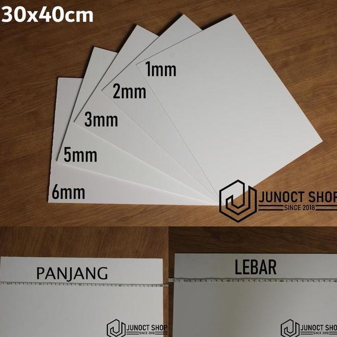 Bigbax- Dinding Maket Pvc Foam Board 1Mm 2Mm 3Mm 5Mm 6Mm Karton Putih