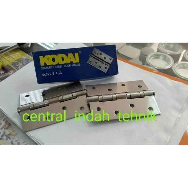 Bigbax- Engsel Pintu Kodai 4" 4 Inch Stainless Steel