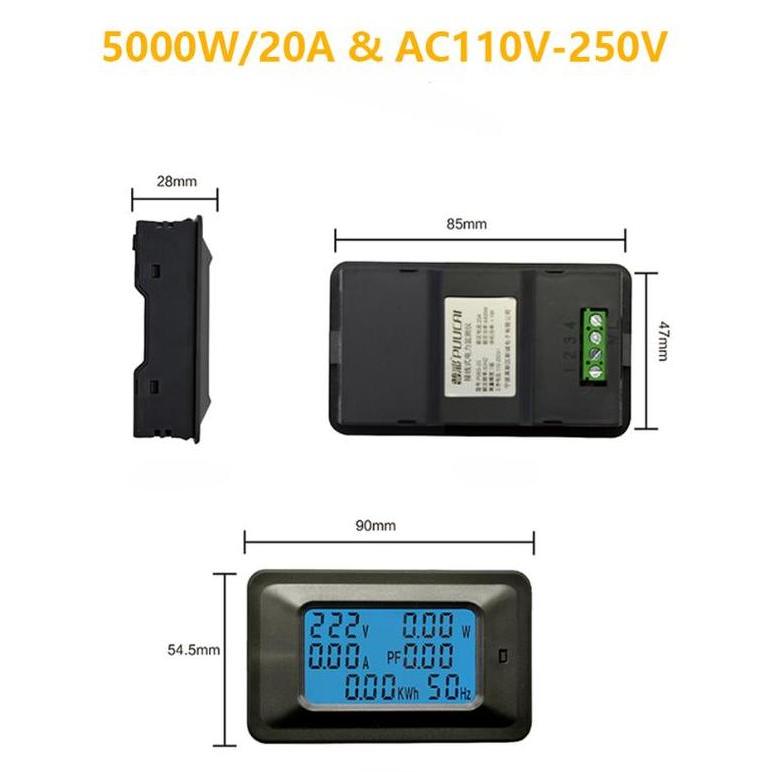 Ready Watt meter Ac Meter Energy Meter 100Amp