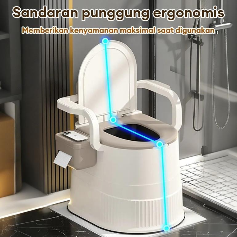 Salvo Closet Jongkok Closet Duduk Toilet Portable Kursi Toilettraining Anak Pispot Dewasa Wanita
