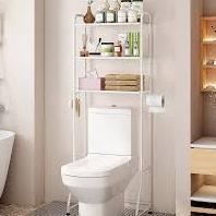 Rak Toilet 3Susun Rak Toilet Besi Anti Karat Rak Toilet Kloset Duduk Rak Toilet Rak Organizer