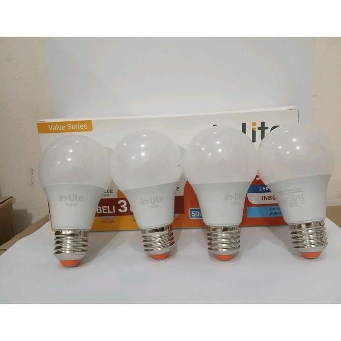 Ready  Lampu LED Bohlam In-Lite 9 Watt / Lampu Paket LED Inlite 9 Watt