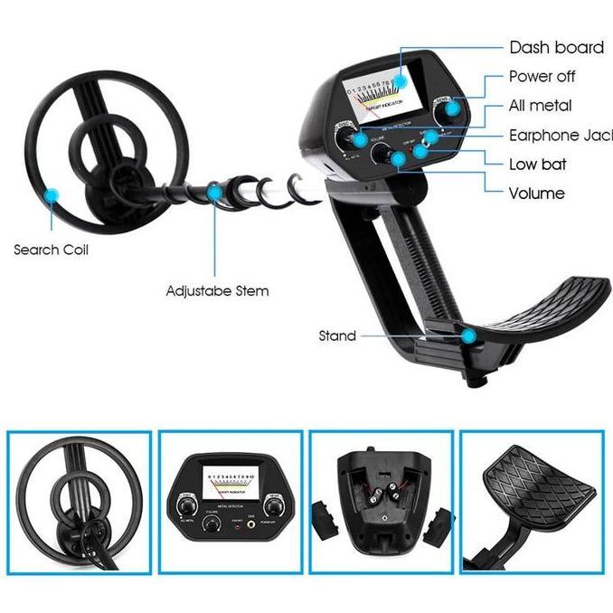 Alat Pendeteksi Logam Underground Metal Gold Detector - MD-4030P