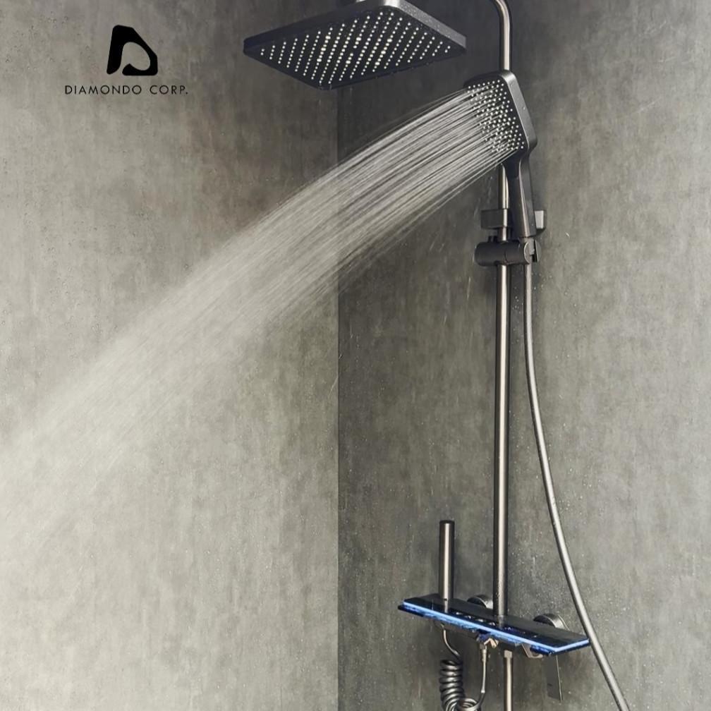 Luxury Shower Led/Shower Digital/Shower Led Panas Dingin/Shower Kamar Mandi Satu Set/Shower Panas Di
