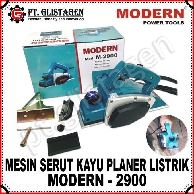 Modern M2900 Mesin Planer Serut Sugu Ketam Pasah Kayu M-2900 2900 Original Modern