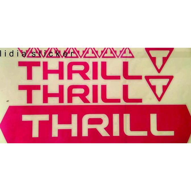sticker thrill sepeda thrill cutting sticker