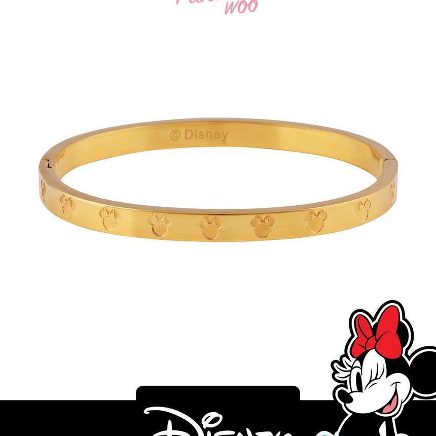 Panlandwoo - Mickey & Minnie Mouse Collection - Gelang Bangle Titanium Wanita Lucerne