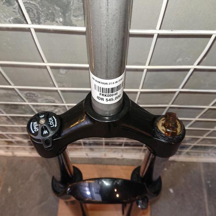 fork sepeda sr suntour xcm 27.5in disc brake