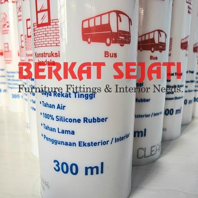 Ready Lem Sealant DEKKSON Neutral / DEKSON Netral Silicone Kaca BROWN COKLAT