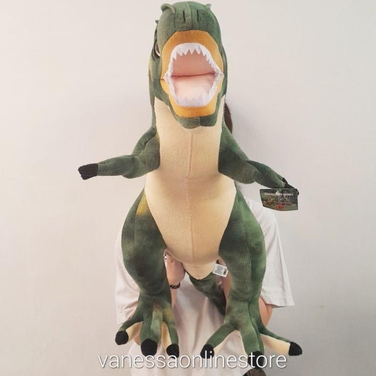 PAKET HEMAT MAINAN BONEKA DINOSAURUS BESAR JUMBO BRONTOSAURUS T-REX DINO BRONTO TIREX DINOSAURS TYRE