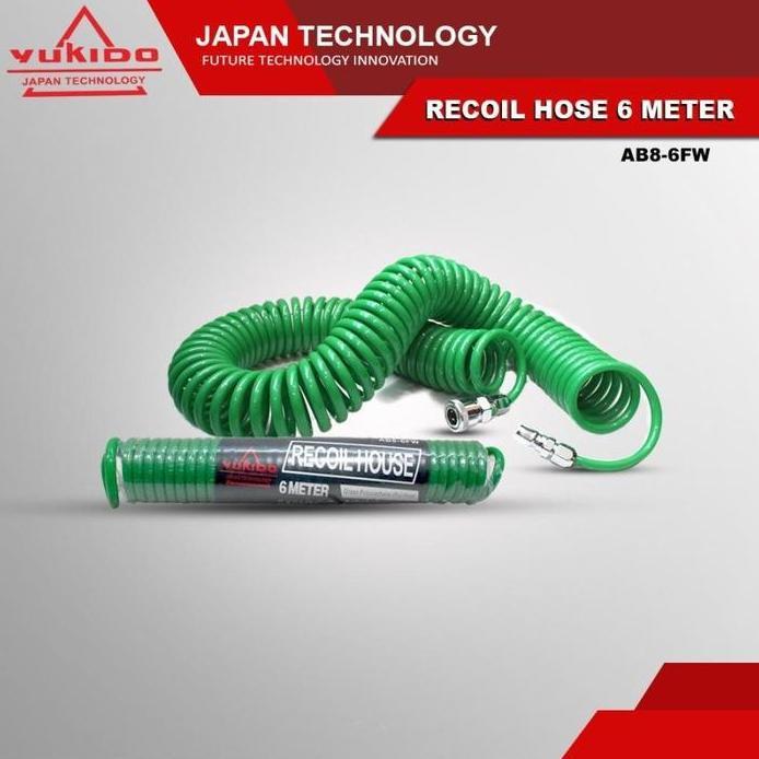 SMART Selang kompresor Recoil Hose Selang Compressor Sepiral 6 Meter