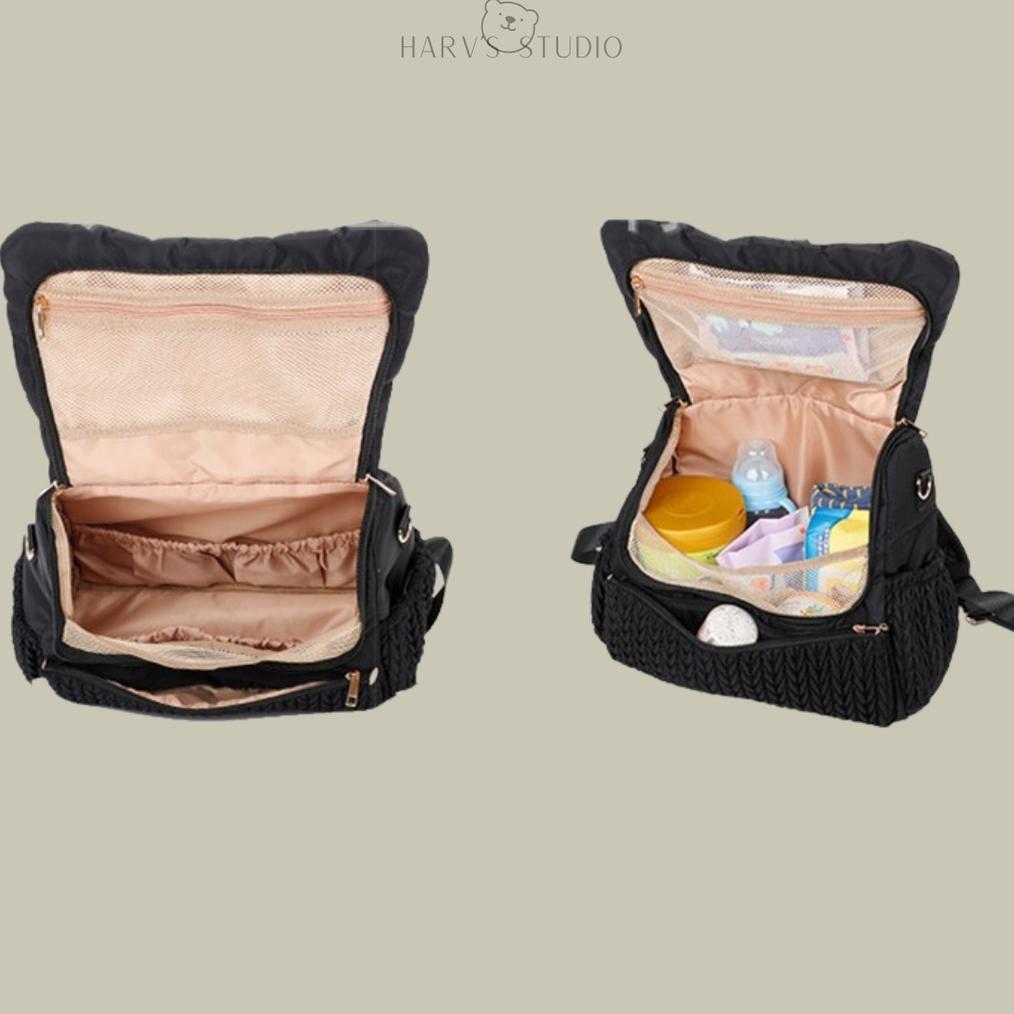 Hot Deals Tas Bayi Diaper Bag Harvs Studio Nylon Multicolor