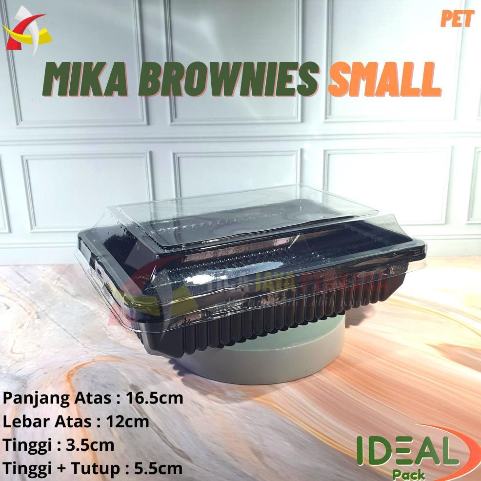 Mika Brownies S Ideal Pet / Kotak Brownies Mini / Box Brownies 50Pcs