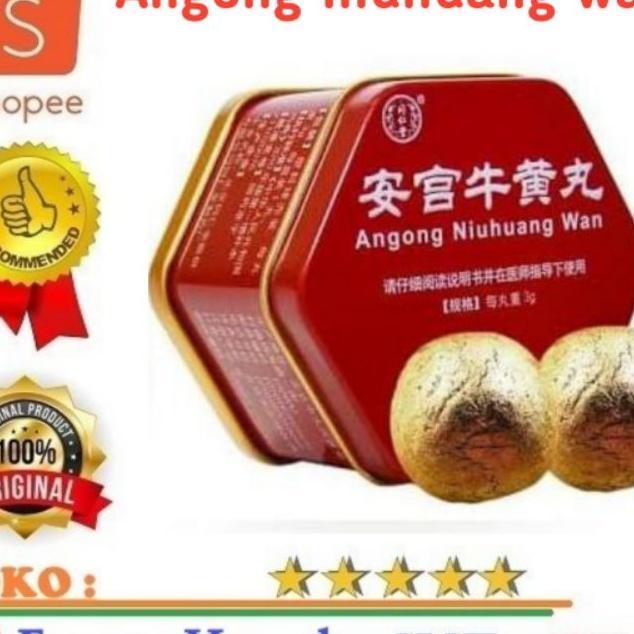 Angkung Kaleng Herbal Obat Stroke Menahun Ampuh Impor Asli 100 % Original Anggong | Angong Niuhuang 