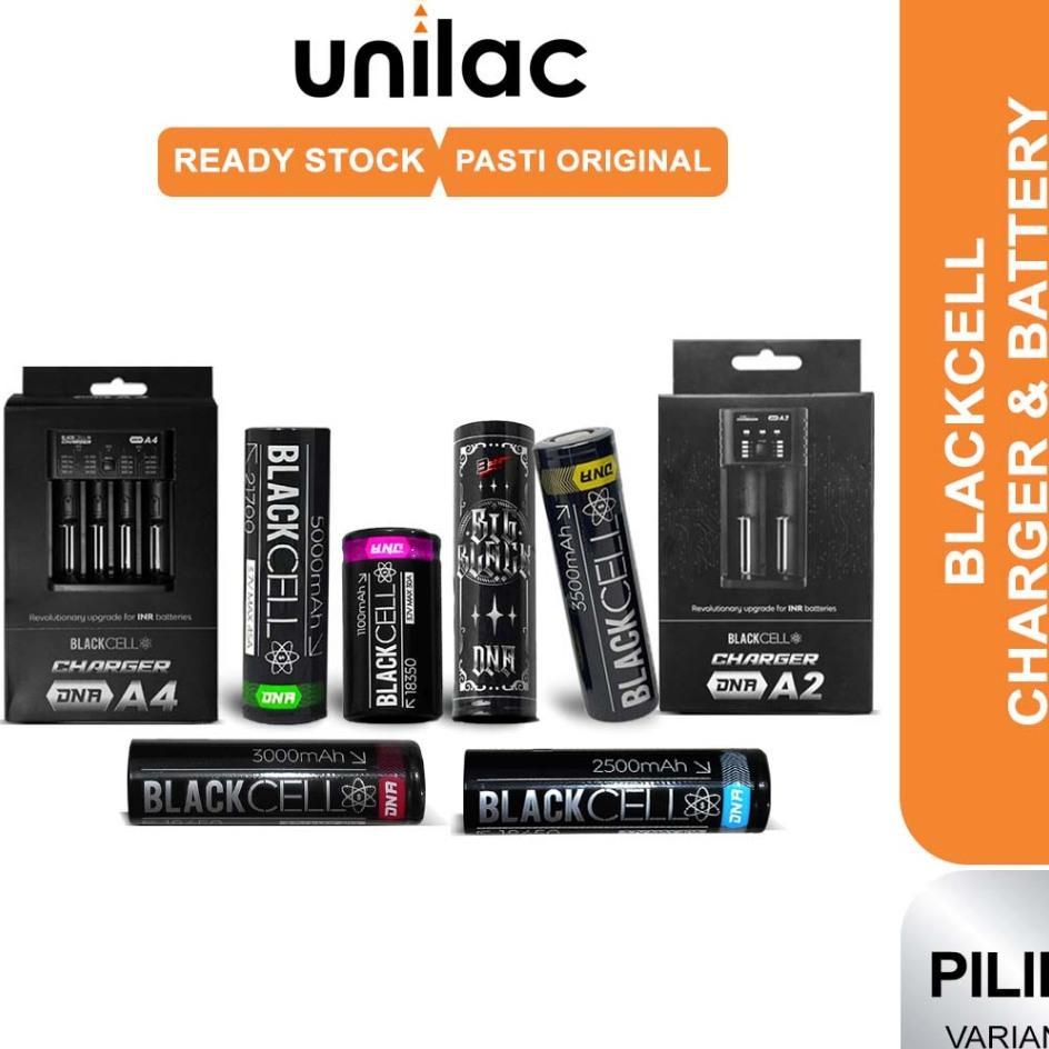 Authentic Baterai 18650 Blackcell Dna 2500Mah | 3000Mah | 3500Mah | 5000Mah Battery Black Cell