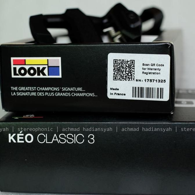 Pedal Clipless Road LOOK classic 3 inc Pedal Cleat LOOK Cleat Roadbike Pedal LOOK KEO Classic 3 Peda