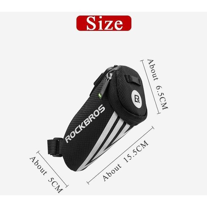 Rockbros Tas Sepeda Mini Bicycle Saddle Rear Bag - C28