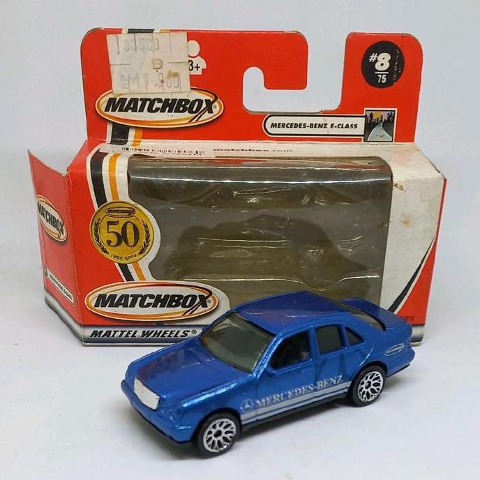 MATCHBOX MERCEDES-BENZ E-CLASS BIRU LOOSE DIECAST (S)