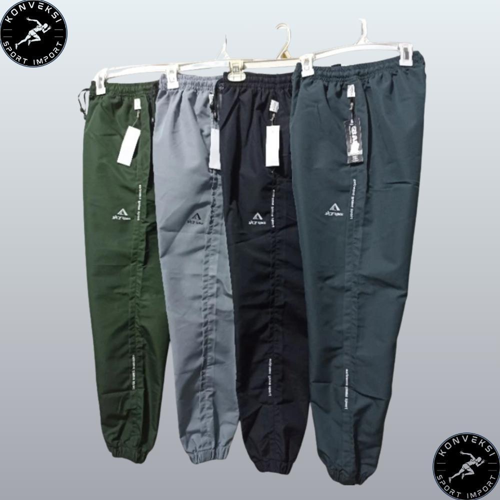 FAVORIT Celana Panjang Olahraga Parasut Import Pria Wanita Training Jogger Original Premium