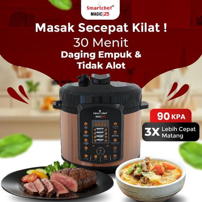 Smart Chef Presto Slowcooker Listrik 5L Produk Premium Original Garansi Resmi