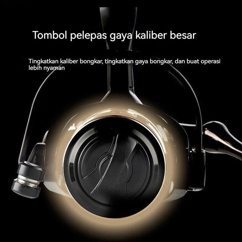 terbaru reel pancing max drag 70kg nx1000-7000 high speed power handle spinning casting rod reel cas