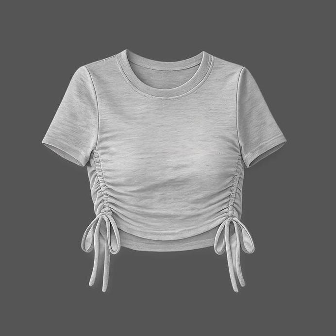 KBS-13 kaos atasan wanita croptop dancer kpop idol Y2K crop top korea jepang murah