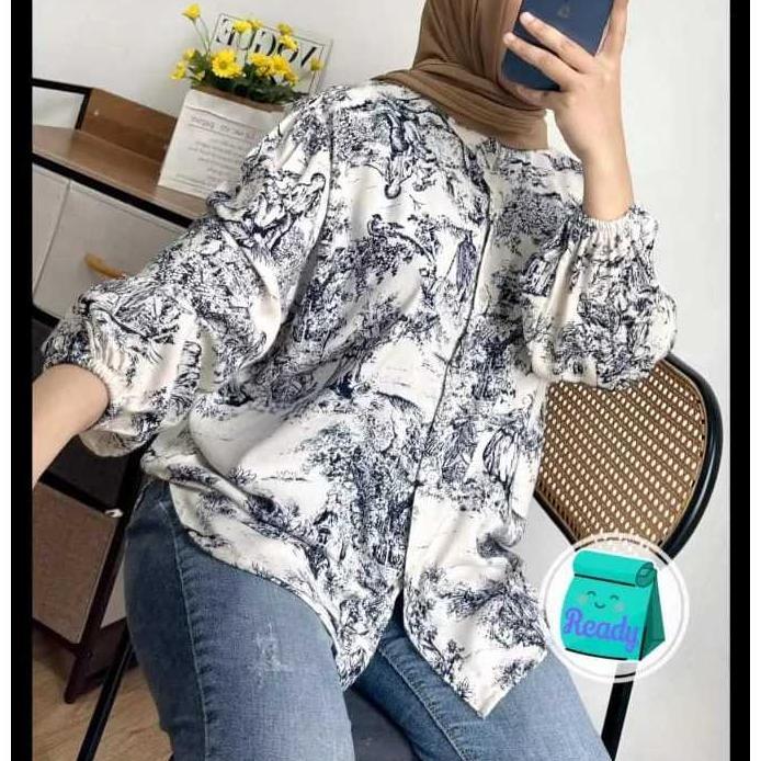 Terbaru [Terlaris] Kemeja Rayon Motif - Kemeja Rayon Viral - Kemeja Rayon Bestseler - Kemeja Rayon C