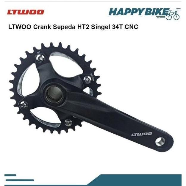 L-Twoo Crank Set Sepeda Mtb Ltwoo Single 34T Hollowtech Ii Ht2