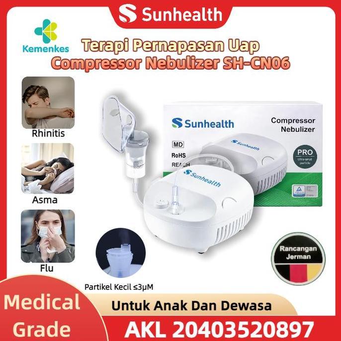 Compressor Nebulizer SH-CN06 portable uap alat anak alat uap sesak nafas asma uap bayi nebu uap nebu