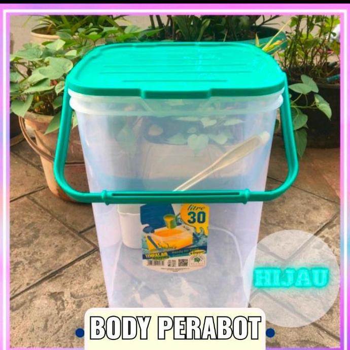 Toples Es Buah 30 Liter Green Leaaf/Akuarium Es Buah 30 Liter