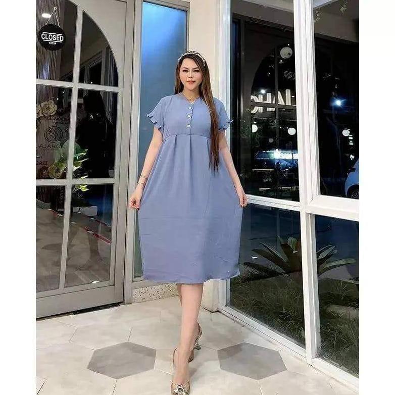 Hana Dress Busui Crinkle Airflow