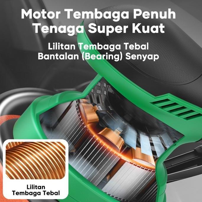 Isku Cordless 21V Polisher Mobil 9Mm Cordless Eksentrik Mesin Poles Mesin Poles Mobil & Furnitur