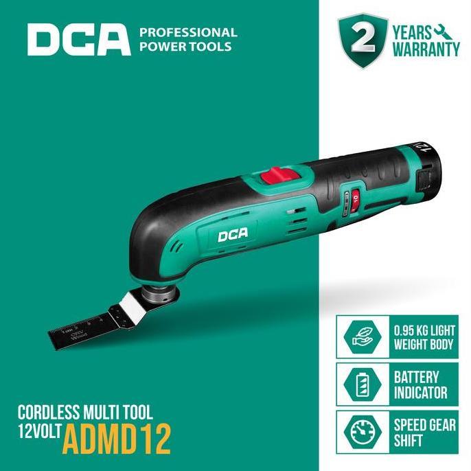 Dca Cordless Multi Tool / Alat Multi Baterai 12Volt Admd12
