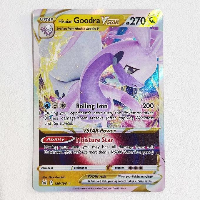 Hisuian Goodra VSTAR 136/196 - Lost Origin Pokemon Card English TCG