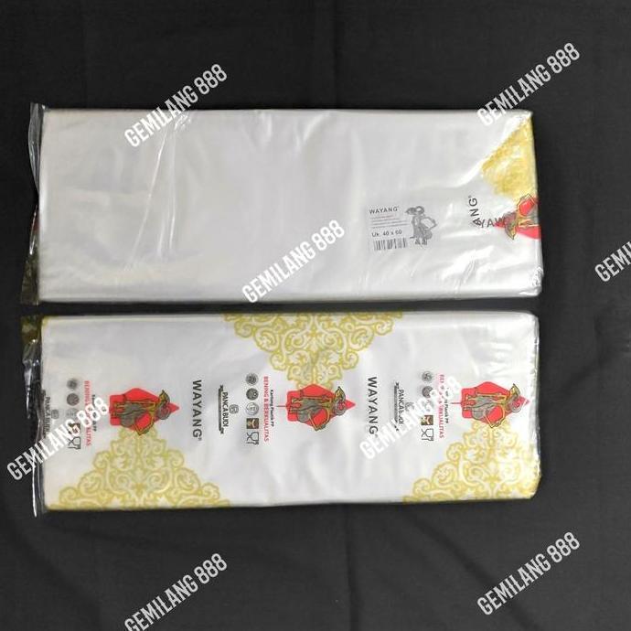 Plastik PP wayang 40x60, Plastik PP Bening